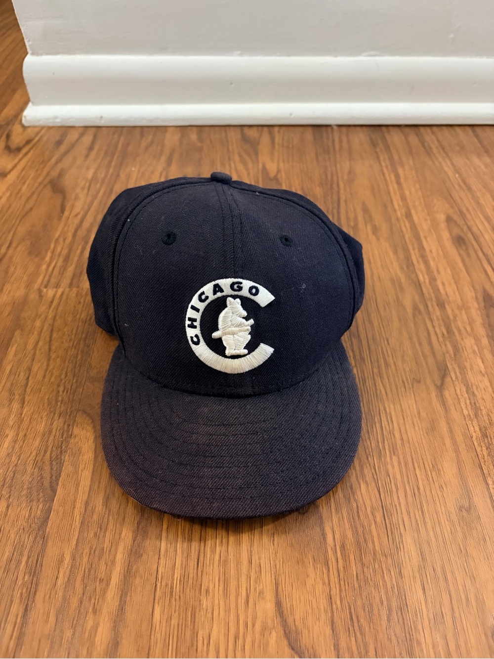 Black Chicago Cubs Baseball Hat